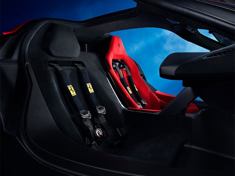 The Ferrari F80 was originally not supposed to have a passenger seat 