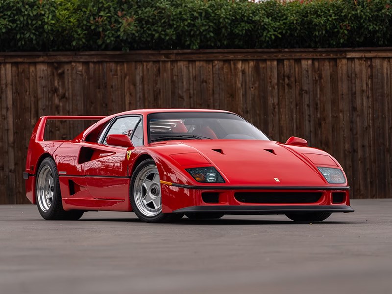 The legendary Ferrari F40 will look for a new owner next year